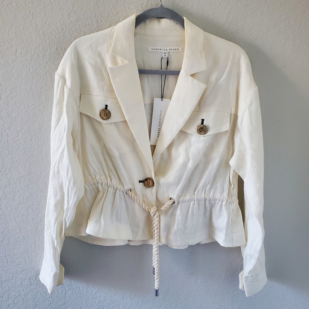 Veronica Beard magni linen blend jacket NWT